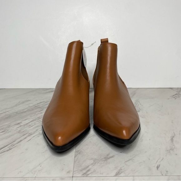 New! Blondo Emelia Chelsea Brown Leather Bootie 6.5 - Picture 2 of 14